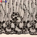 China Hot Selling Sequin Beaded Lace Fabric For Wholesales Supplier